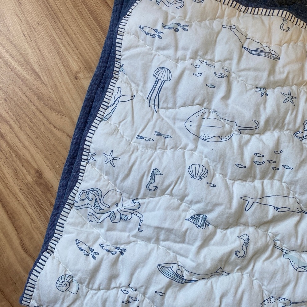 Pehr quilted baby blanket